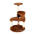 Grand meuble pour chat en sisal en peluche